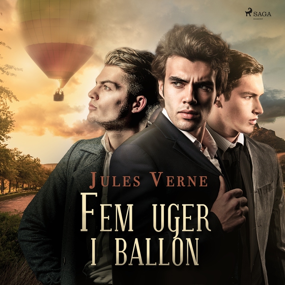 Fem uger i ballon (lydbog) af Jules Verne
