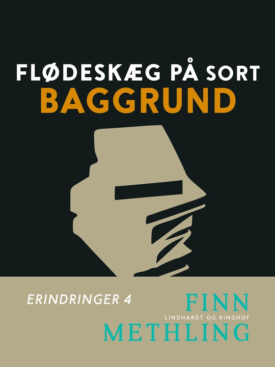 Flødeskæg på sort baggrund