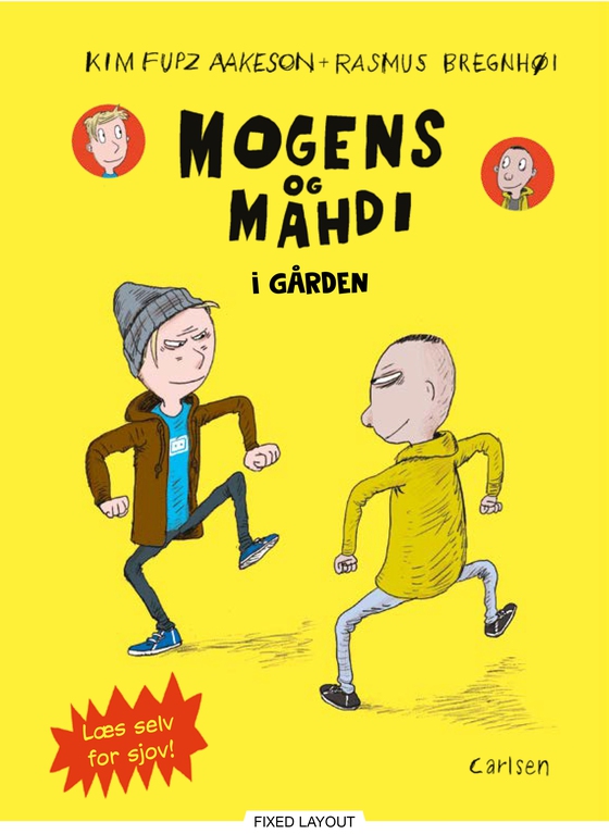 Mogens og Mahdi i gården