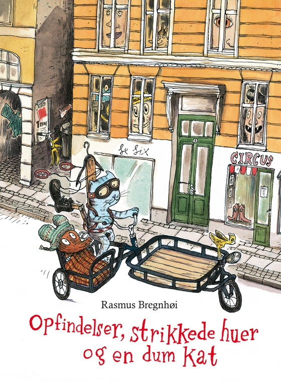 Opfindelser, strikkede huer og en dum kat (lydbog) af Rasmus Bregnhøi