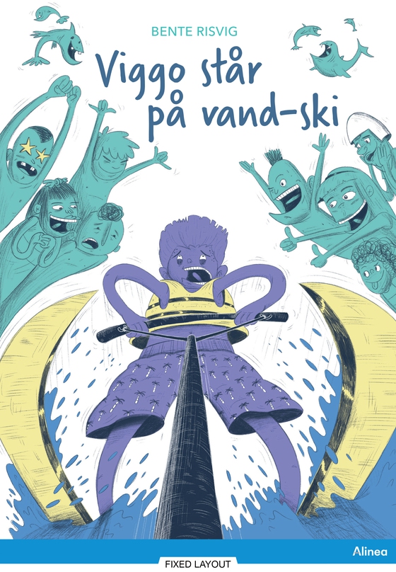 Viggo står på vandski, Blå Læseklub (e-bog) af Bente Risvig