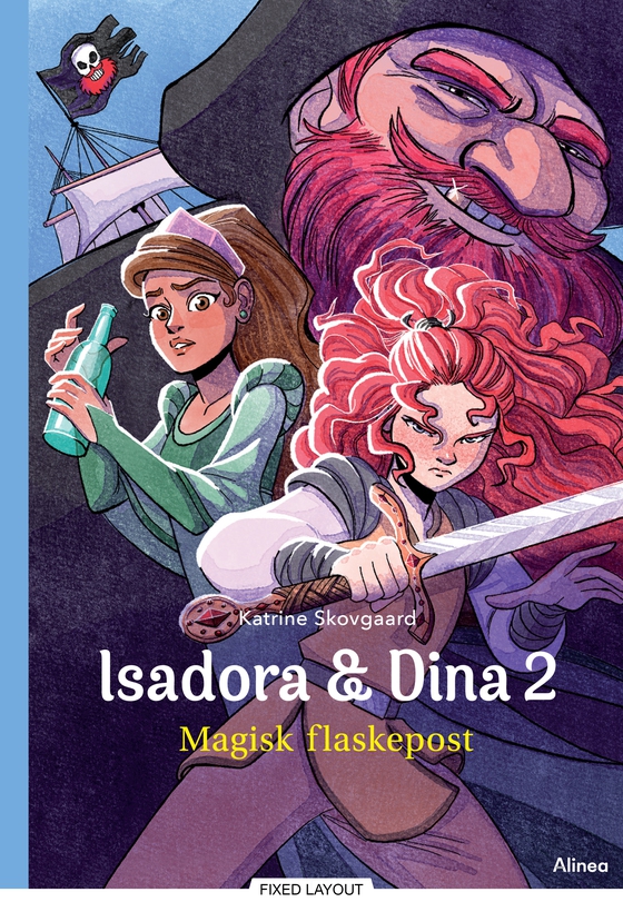 Isadora og Dina 2, Magisk flaskepost, Blå Læseklub (e-bog) af Katrine Skovgaard Rasmussen