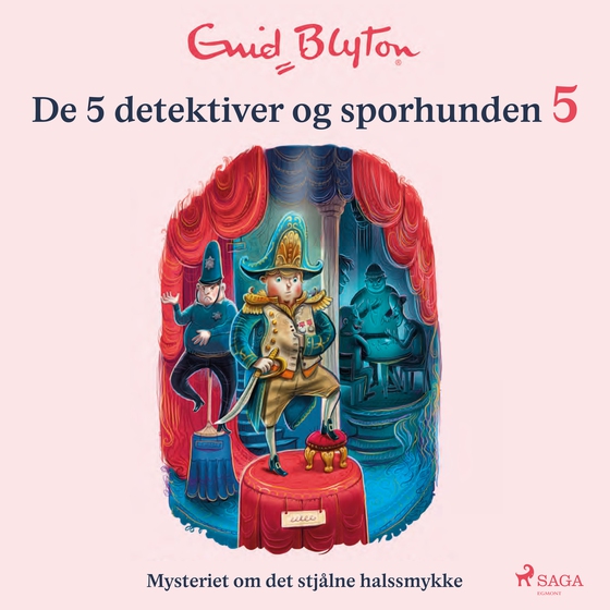 De 5 detektiver og sporhunden 5 - Mysteriet om det stjålne halssmykke (lydbog) af Enid Blyton