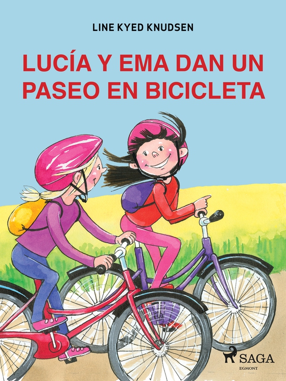 Lucía y Ema dan un paseo en bicicleta