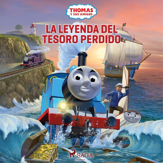 Thomas y sus amigos - La leyenda del tesoro perdido (lydbog) af Mattel