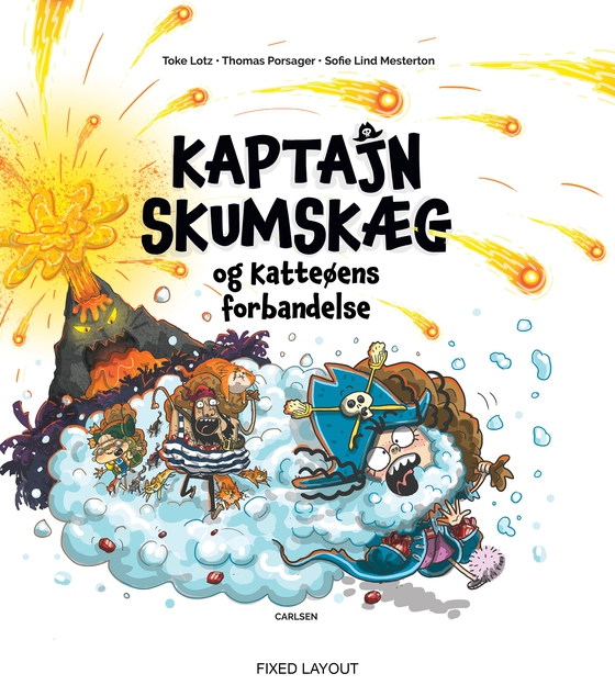Kaptajn Skumskæg og katteøens forbandelse (e-bog) af Toke Lotz