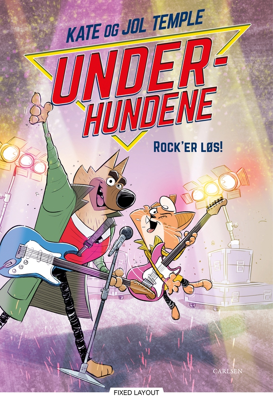 Underhundene (4) - Rock'er løs! (e-bog) af Jol Temple