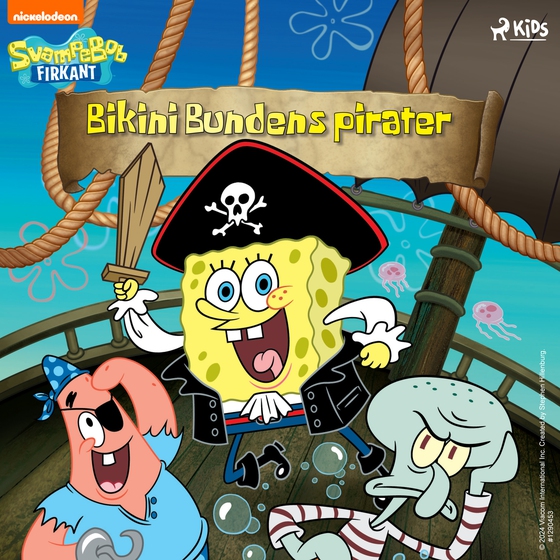 SvampeBob Firkant – Bikini Bundens pirater (lydbog) af SpongeBob Squarepants