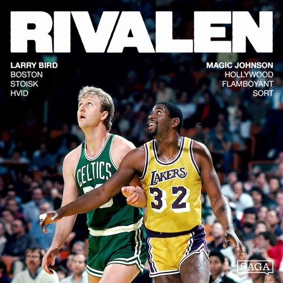 Larry Bird vs Magic Johnson: Da NBA blev til verdens største popfænomen (lydbog) af Oscar Lange Riis-Hansen