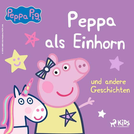 Peppa Wutz - Peppa als Einhorn und andere Geschichten (lydbog) af Neville Astley
