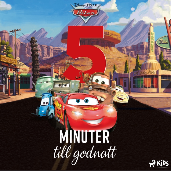5 minuter till godnatt - Bilar (lydbog) af Disney