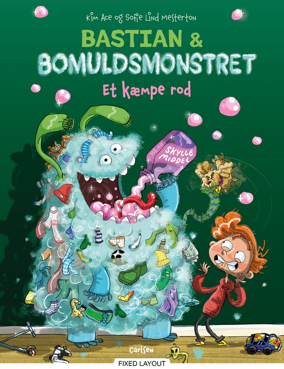 Bastian og bomuldsmonstret - Et kæmpe rod (e-bog) af Kim Ace