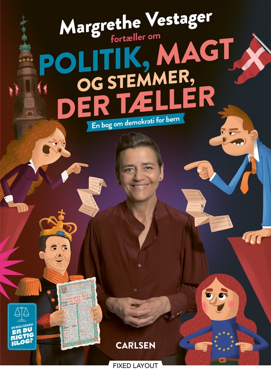 Margrethe Vestager fortæller om love, magt og politik - En bog om demokrati til børn (e-bog) af Thomas Brunstrøm