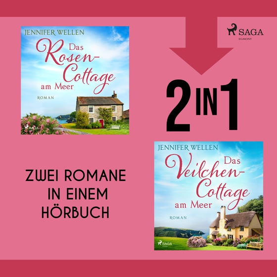 Das Rosencottage am Meer & Das Veilchencottage am Meer - Zwei Schottland-Romane in einem Hörbuch | Traumhafte Landschaften und Wohlfühlmomente (lydbog) af Jennifer Wellen