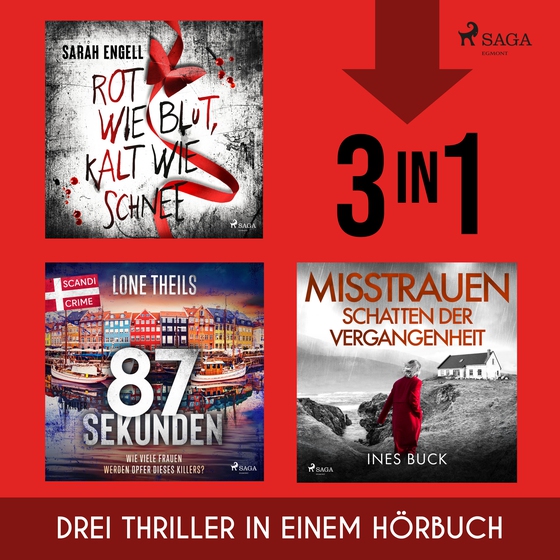 Rot wie Blut, Kalt wie Schnee, 87 Sekunden & Misstrauen - Schatten der Vergangenheit (lydbog) af Ines Buck