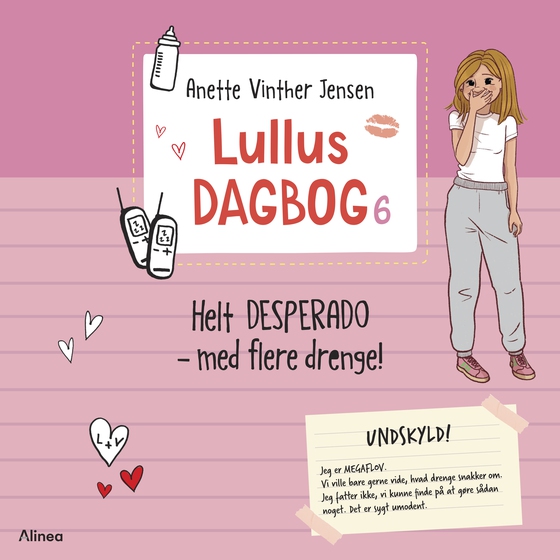 Lullus dagbog 6, Helt desperado - med flere drenge! Rød Læseklub (lydbog) af Anette Vinther Jensen