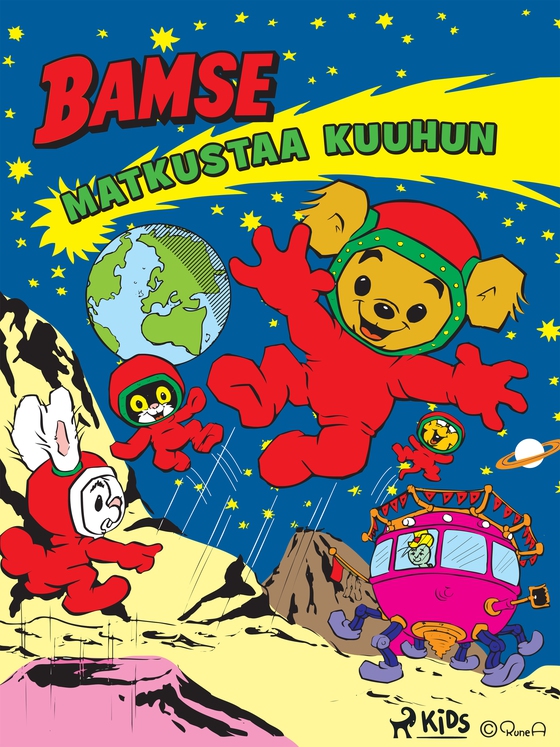 Bamse matkustaa kuuhun (e-bog) af Rune Andréasson