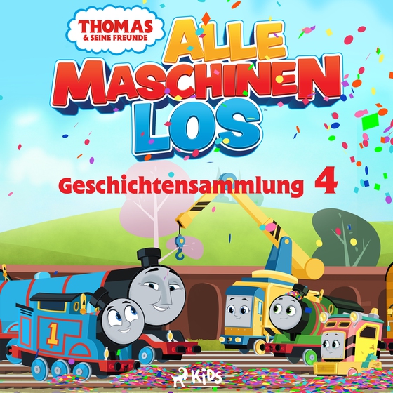 Thomas und seine Freunde - Alle Maschinen los - Geschichtensammlung 4 (lydbog) af Mattel