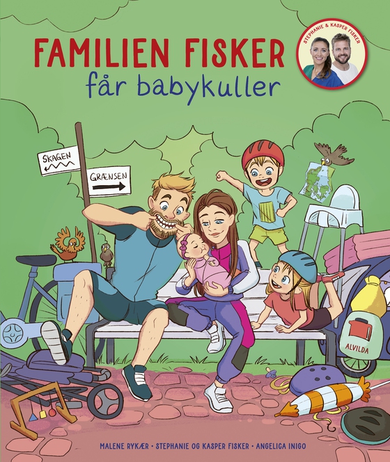 Familien Fisker får babykuller (e-bog) af Kasper Fisker