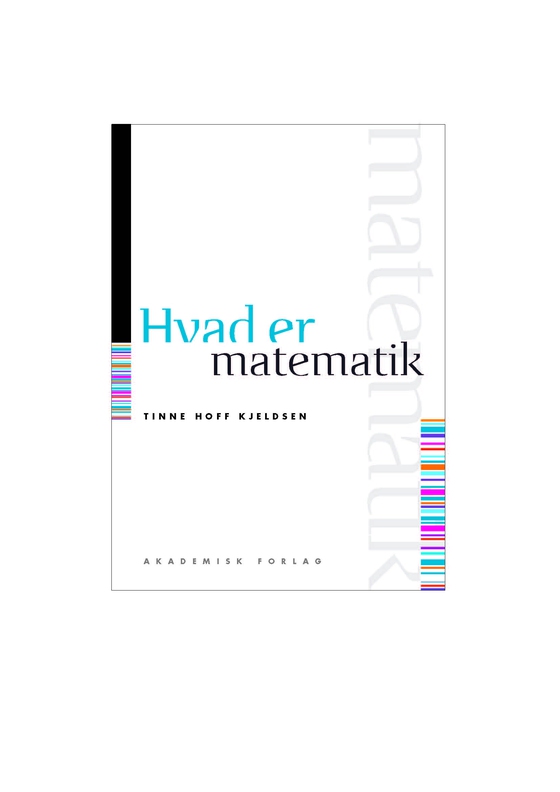 Hvad er matematik