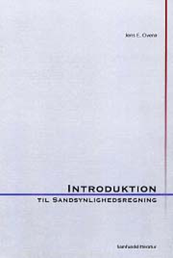 Introduktion til sandsynlighedsregning (e-bog) af Jens E. Overø