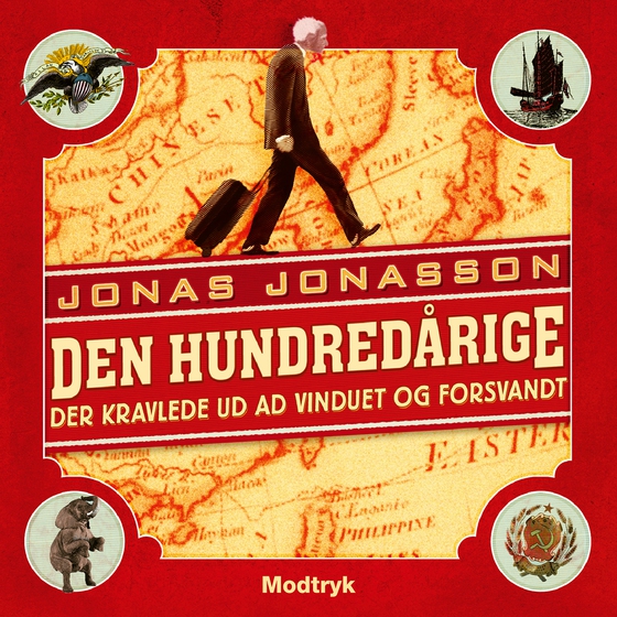 Den hundredårige der kravlede ud ad vinduet og forsvandt (lydbog) af Jonas Jonasson