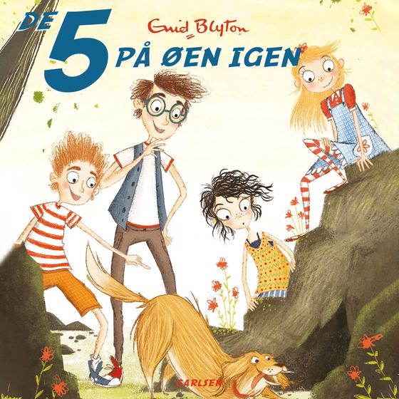 De 5 på øen igen (lydbog) af Enid Blyton