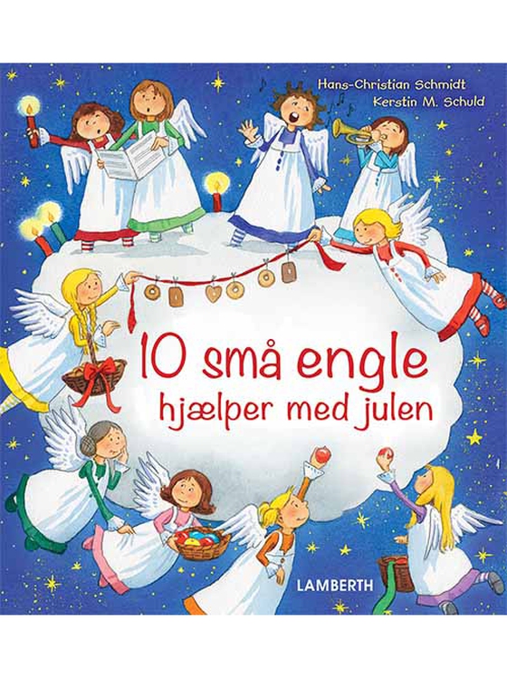 10 små engle hjælper med julen