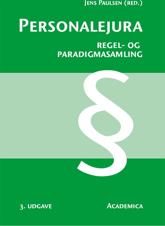 Personalejura - Regel- og paradigmasamling (e-bog) af Jens Paulsen