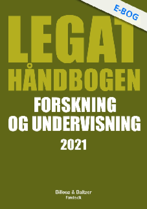 Legathåndbogen Forskning og undervisning 2021 (e-bog) af Per Billesø