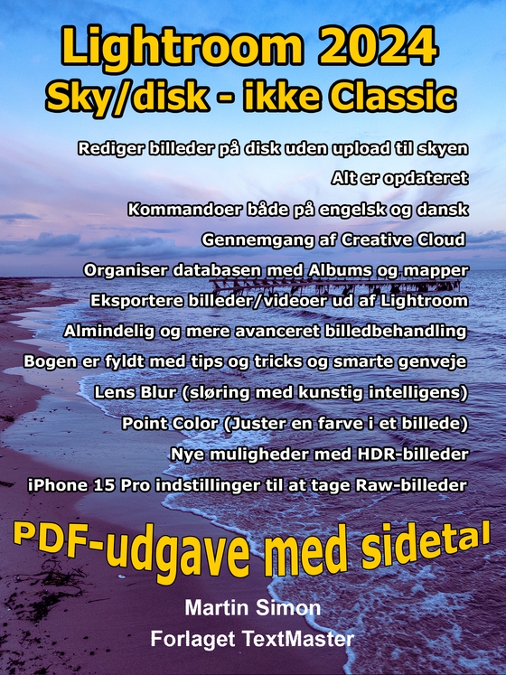 Lightroom 2024 Sky/disk (ikke Classic)