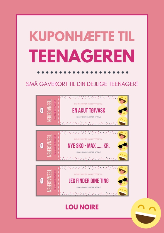 Kuponhæfte til teenageren – pink