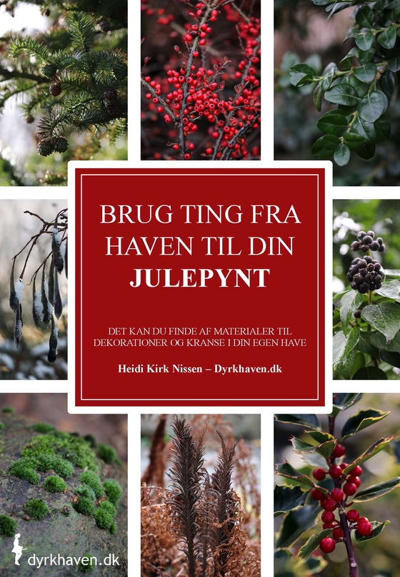 Brug ting fra haven til din julepynt - - Det kan du finde af materialer til dekorationer og kranse i din egen have (e-bog) af Heidi Kirk Nissen