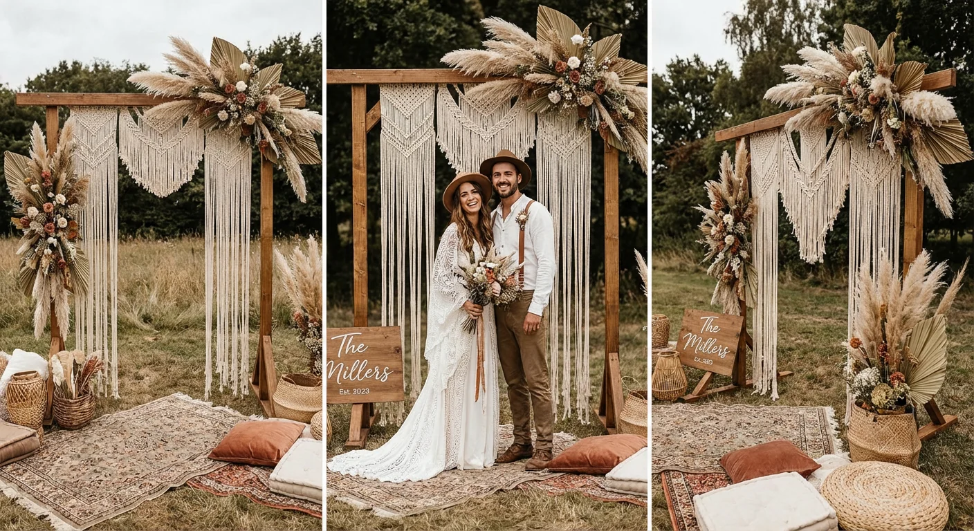 Rustic Barn Wedding Photocall Generator