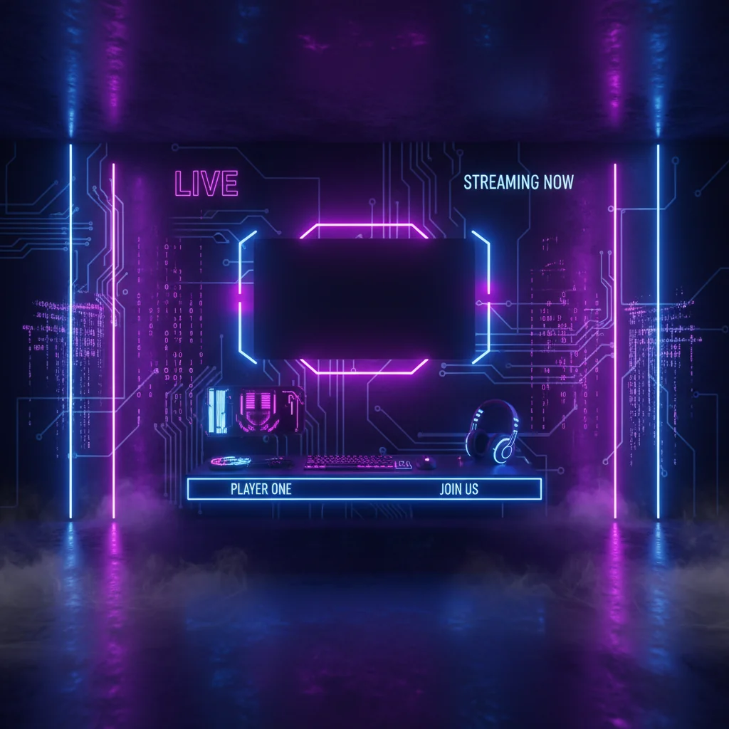 Streaming Chat Candid Background Generator