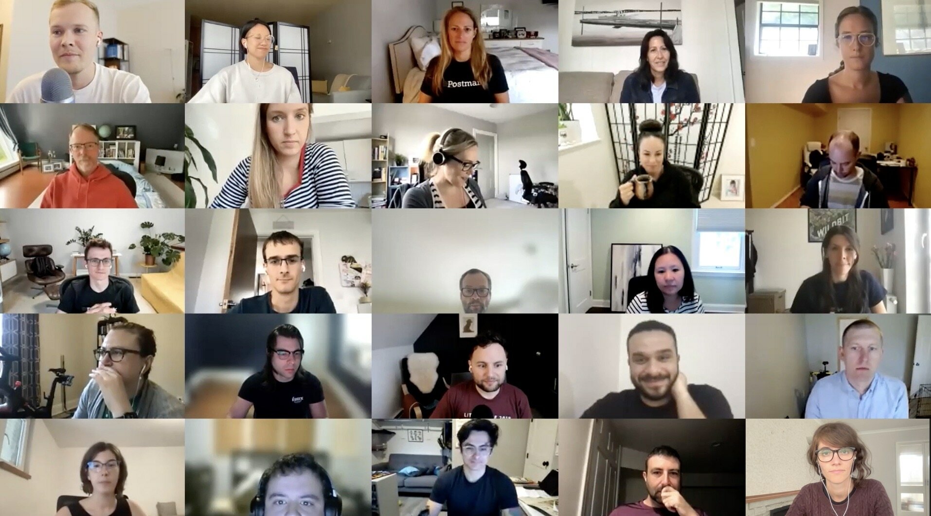 The Wildbit team on a recent all hands call.