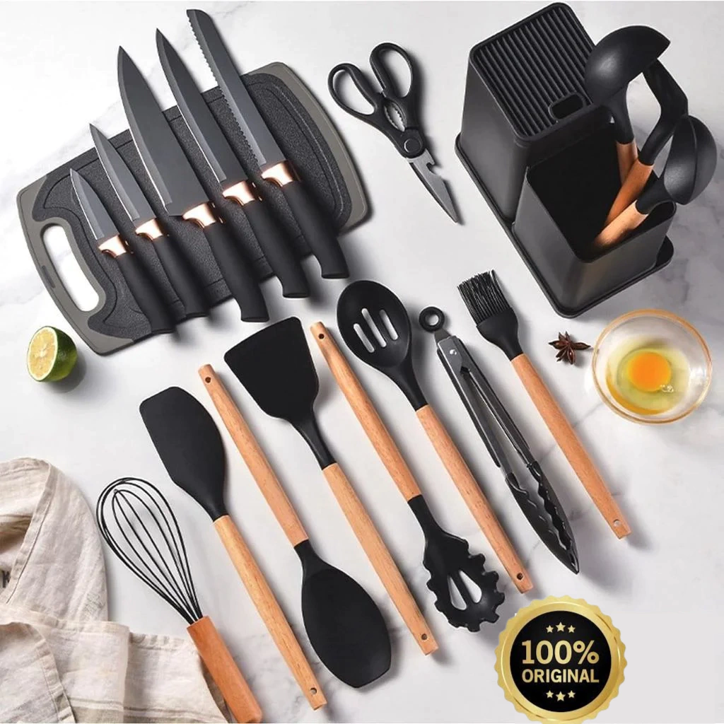 Kit de Cozinha 19 Peças em Silicone Premium - OFERTA IMPÉRDIVEL 1