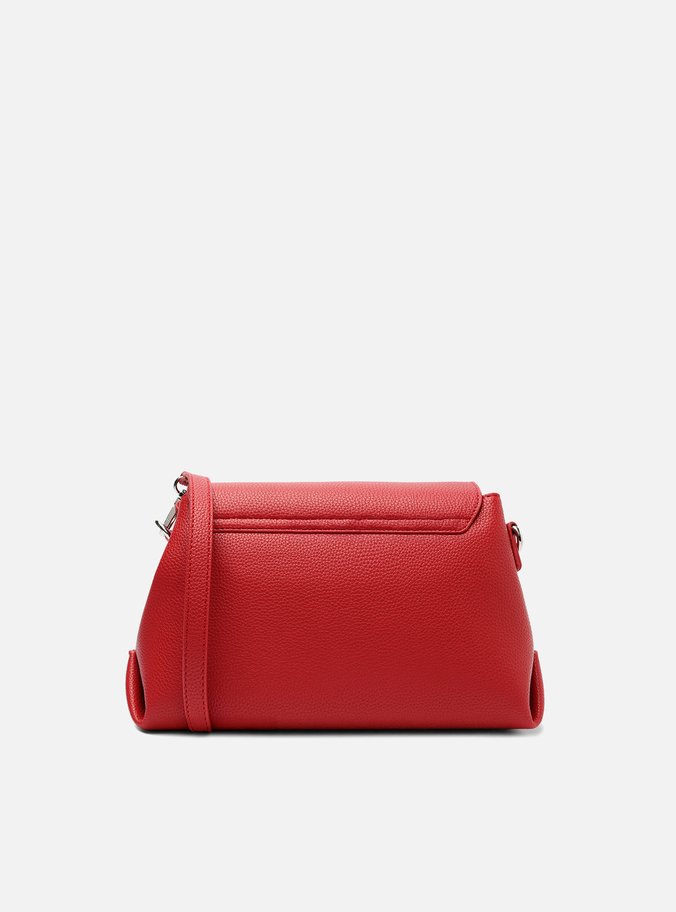 Bolsa Couro Vermelha Média 5