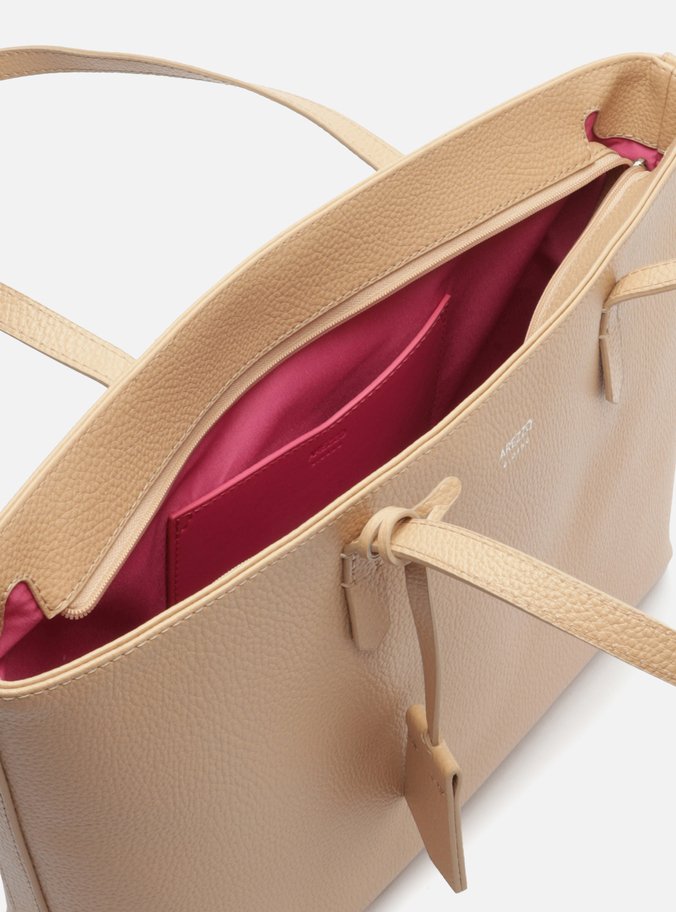 Bolsa Shopping Bege Grande 3