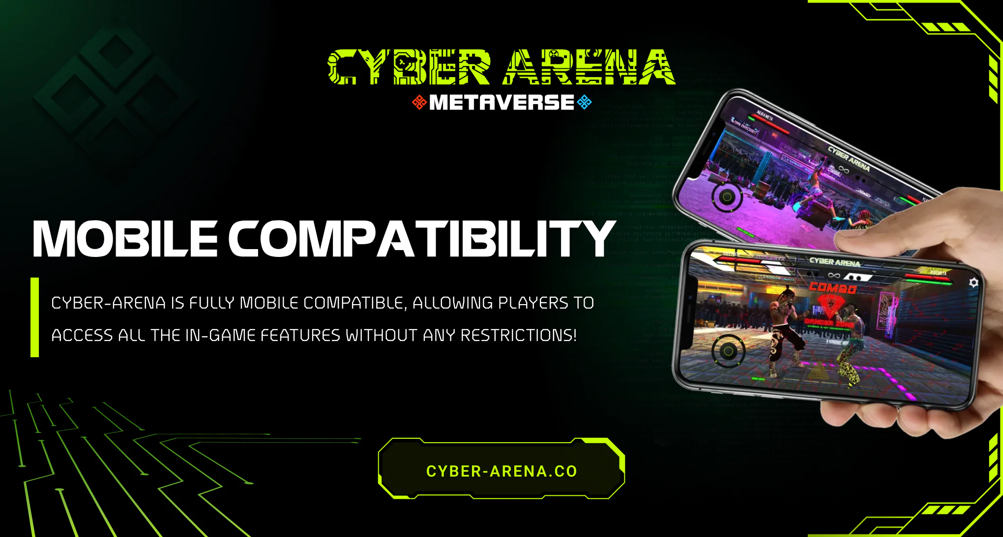 Cyber Arena AR/VR on X: 🎮 Crypto Arena's iOS version is now LIVE! 💥  Unleash your strategic skills in the updated and enhanced world of #crypto  battles! 📲 Download Crypto Arena today