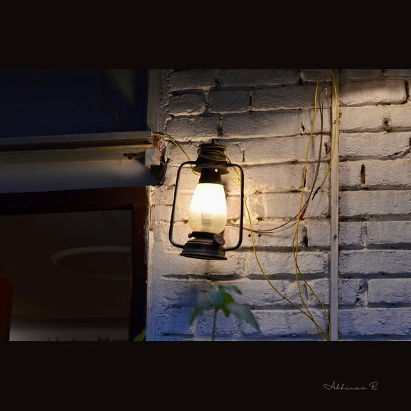 The Lantern's Glow - Dining Room Wall Art