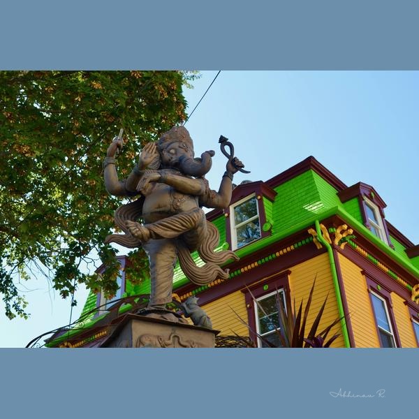 Ganesha - Purple Photography