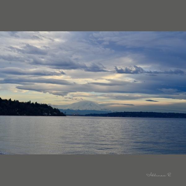 Serene Sunset View with Majestic Mountain - Landscape in Settle