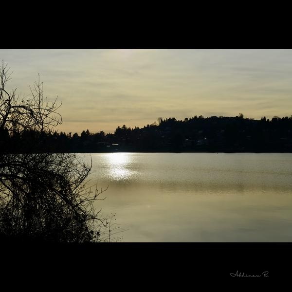 Serene Lake Sunset - Landscape in Settle