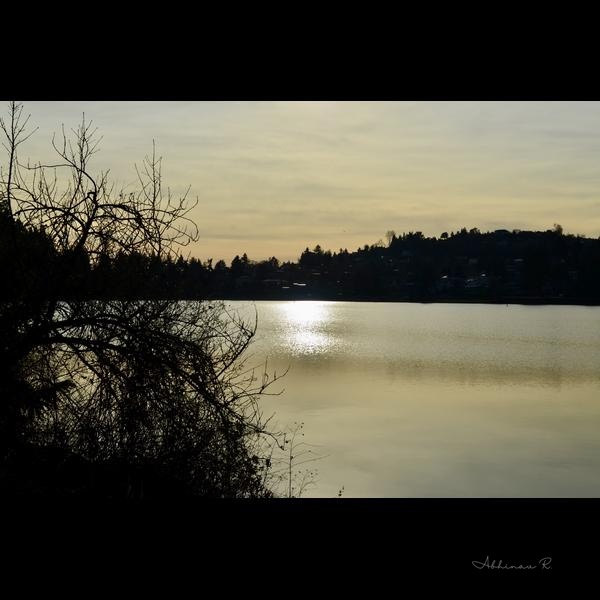 Serene Sunset Lake View - Landscape in Settle