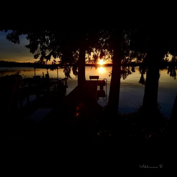 Golden Hour on the Dock - Landscape in Settle