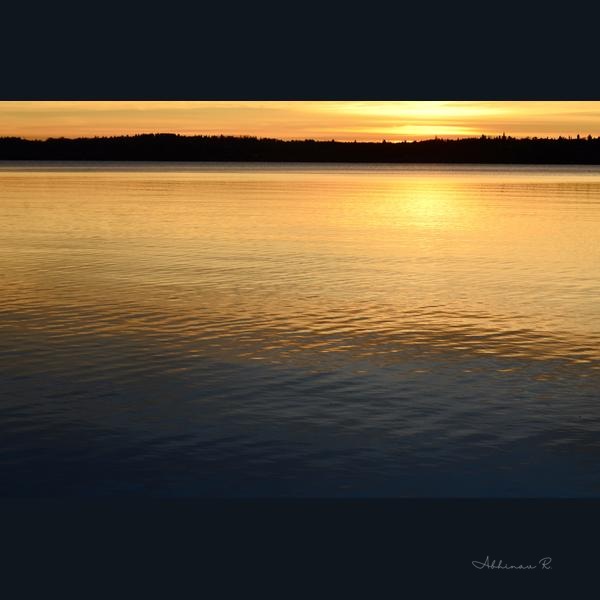 Golden Sunset Serenity - Landscape in Settle