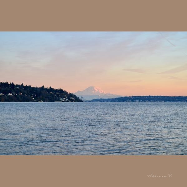 Serene Sunset over Puget Sound - Landscape in Settle
