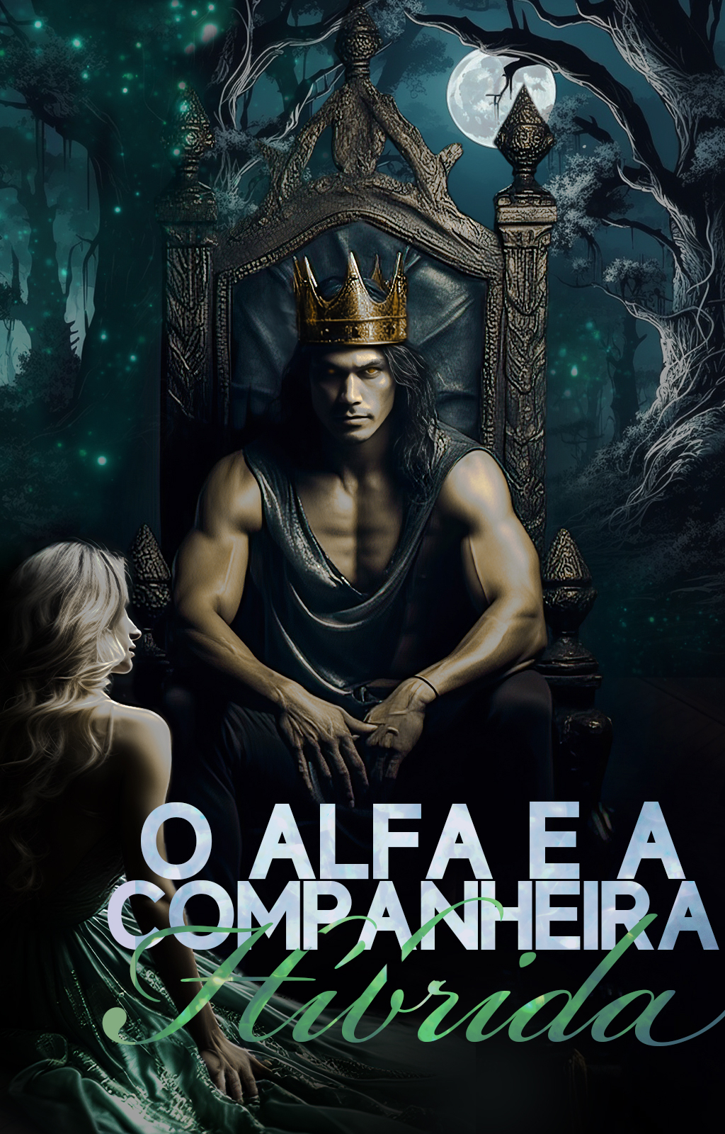 O Alfa e a Companheira Híbrida - Capa do livro