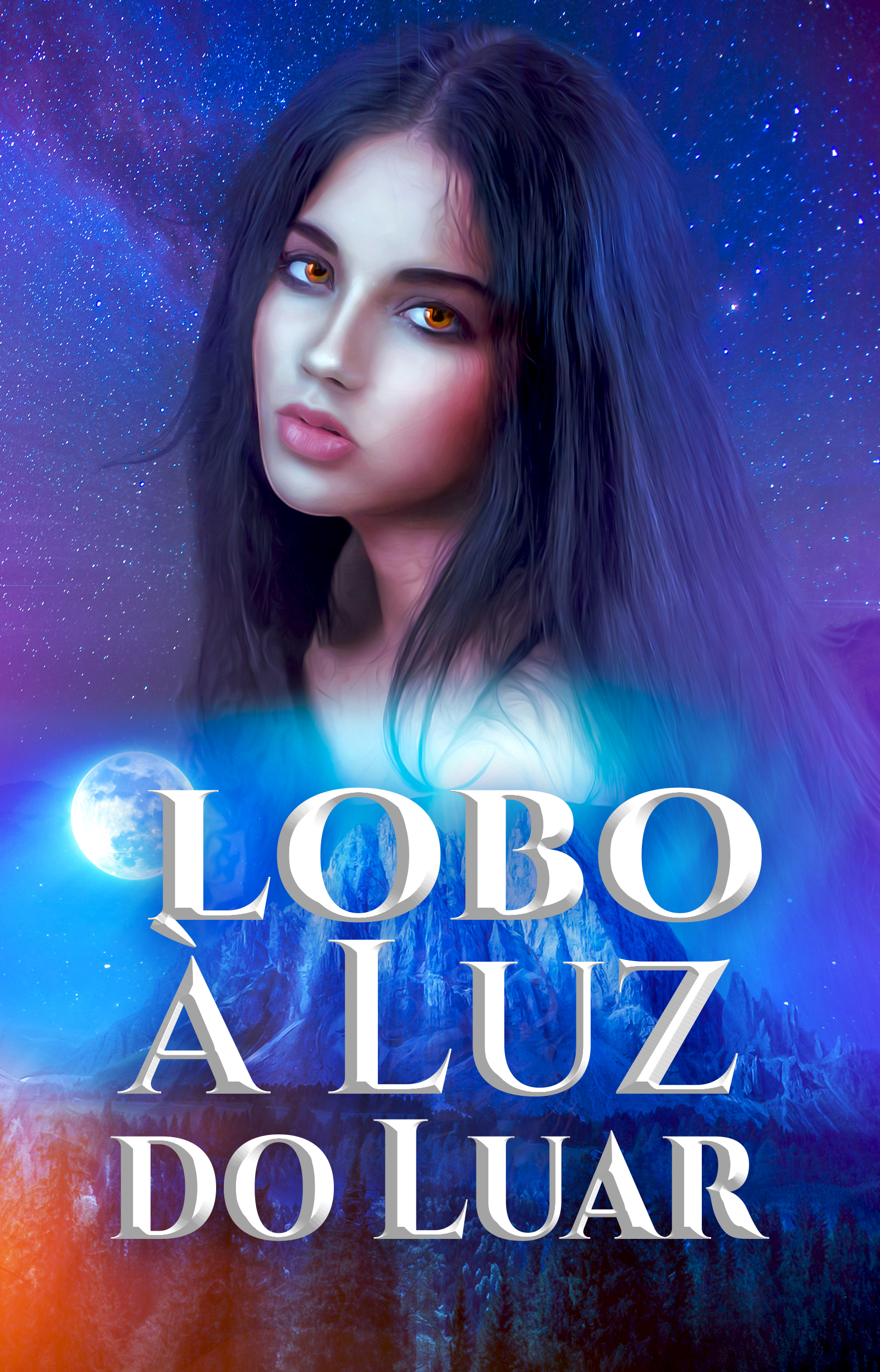 Lobo à Luz do Luar - Capa do livro